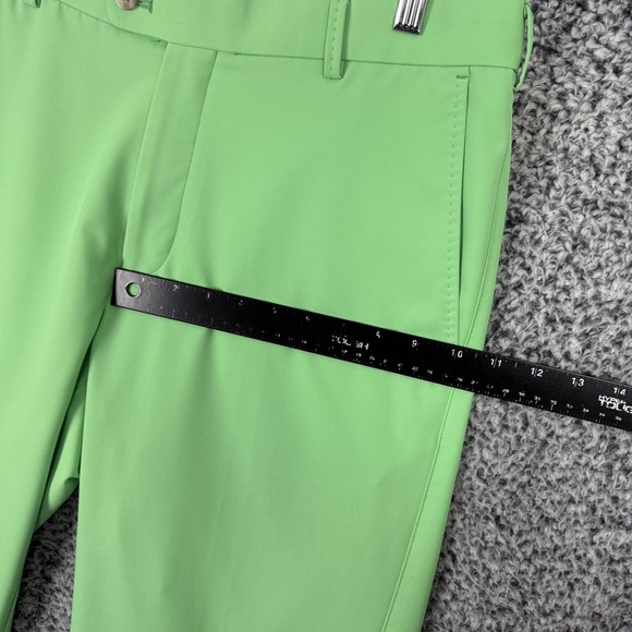 Peter Millar Pants Mens 34x32 Green Crown Durham High Drape Golf Performance - Picture 10 of 12